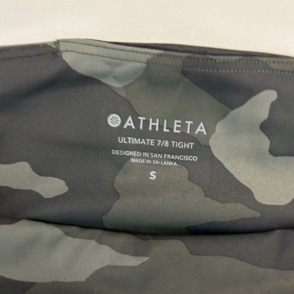 Athleta Camo Ultimate 7/8 Tights Size Small - Picture 8 of 11
